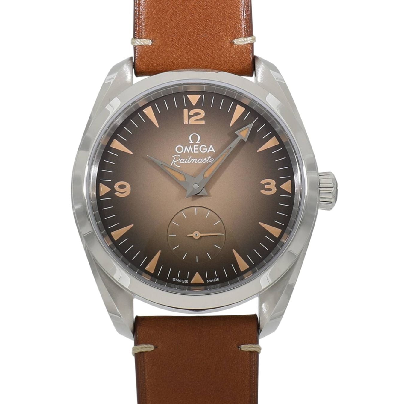[新品]オメガ シーマスター レイルマスター 235.12.38.20.13.001 ブラウン メンズ
