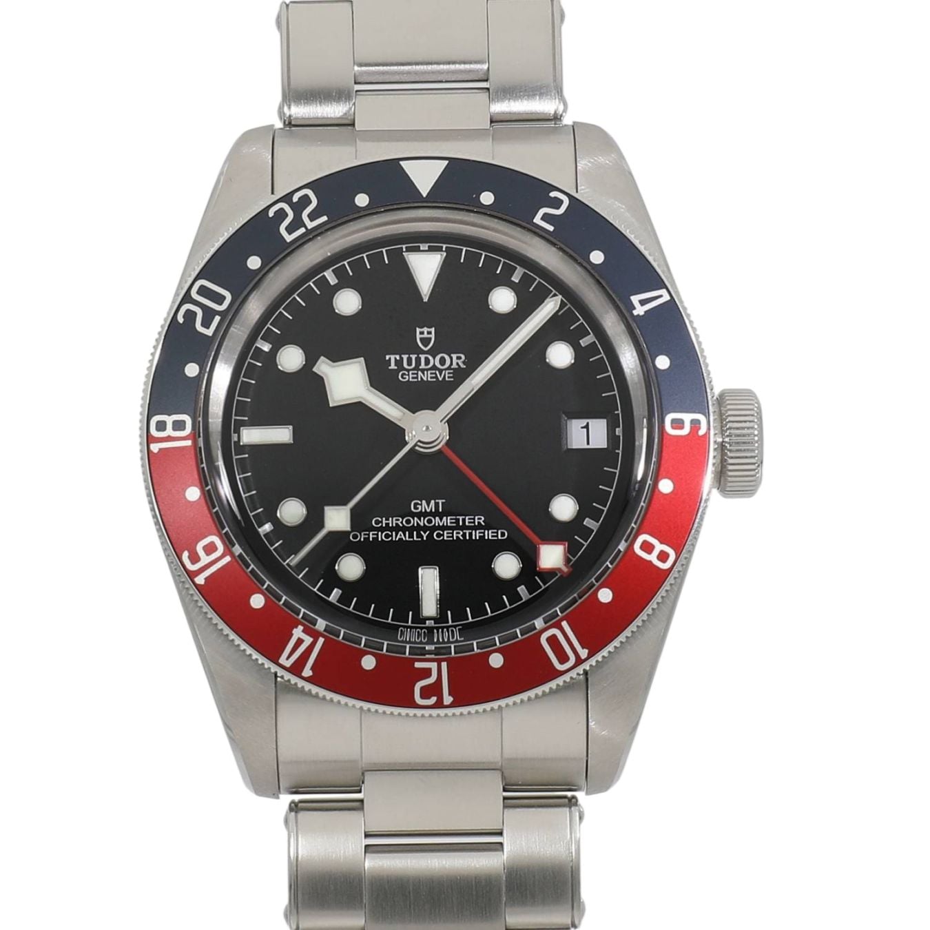 [中古]チューダー ヘリテージ ブラックベイ GMT M79830RB-0001 ブラック メンズ