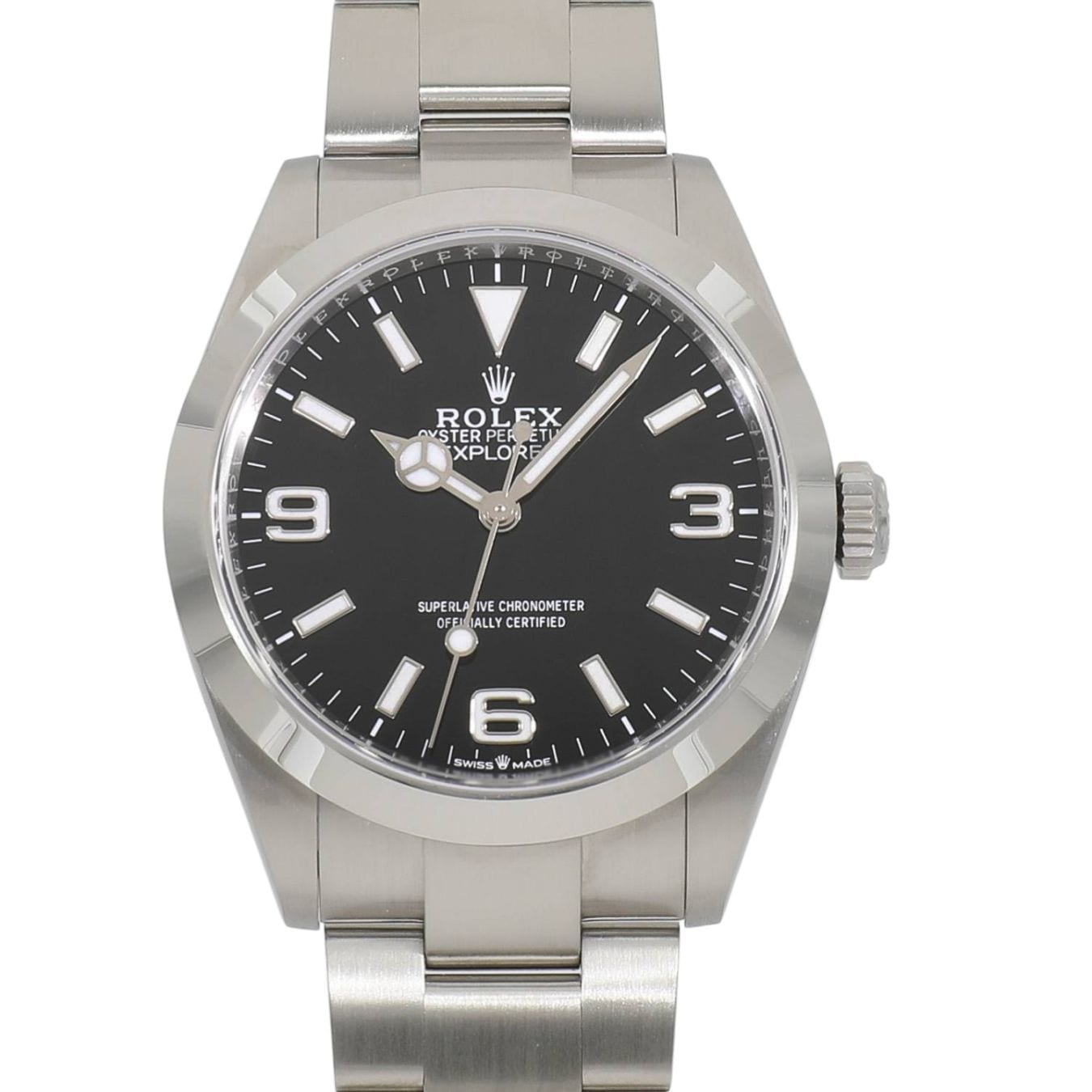 [中古]ロレックス エクスプローラー 40 224270 ランダム ブラック メンズ