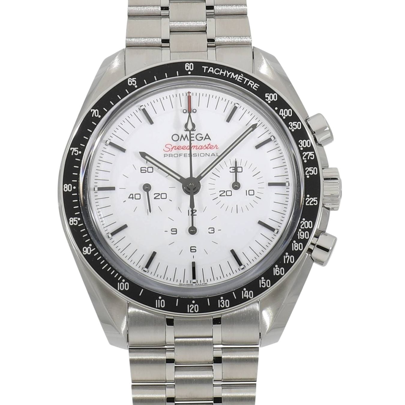 [未使用]オメガ スピードマスター ムーンウォッチ プロフェッショナル コーアクシャル マスター クロノメーター クロノグラフ 42MM 310.30.42.50.04.001 ホワイト メンズ