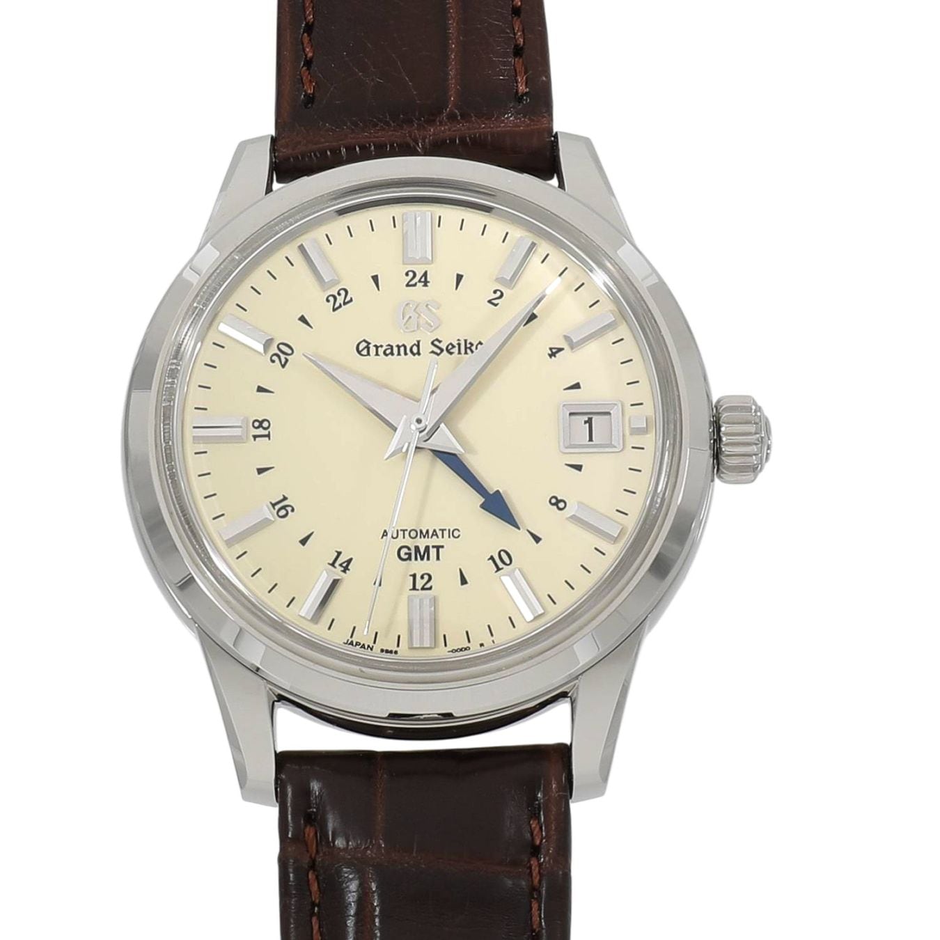 [中古]セイコー グランドセイコー エレガンス コレクション メカニカル GMT SBGM221 / 9S66-00A0 アイボリー メンズ