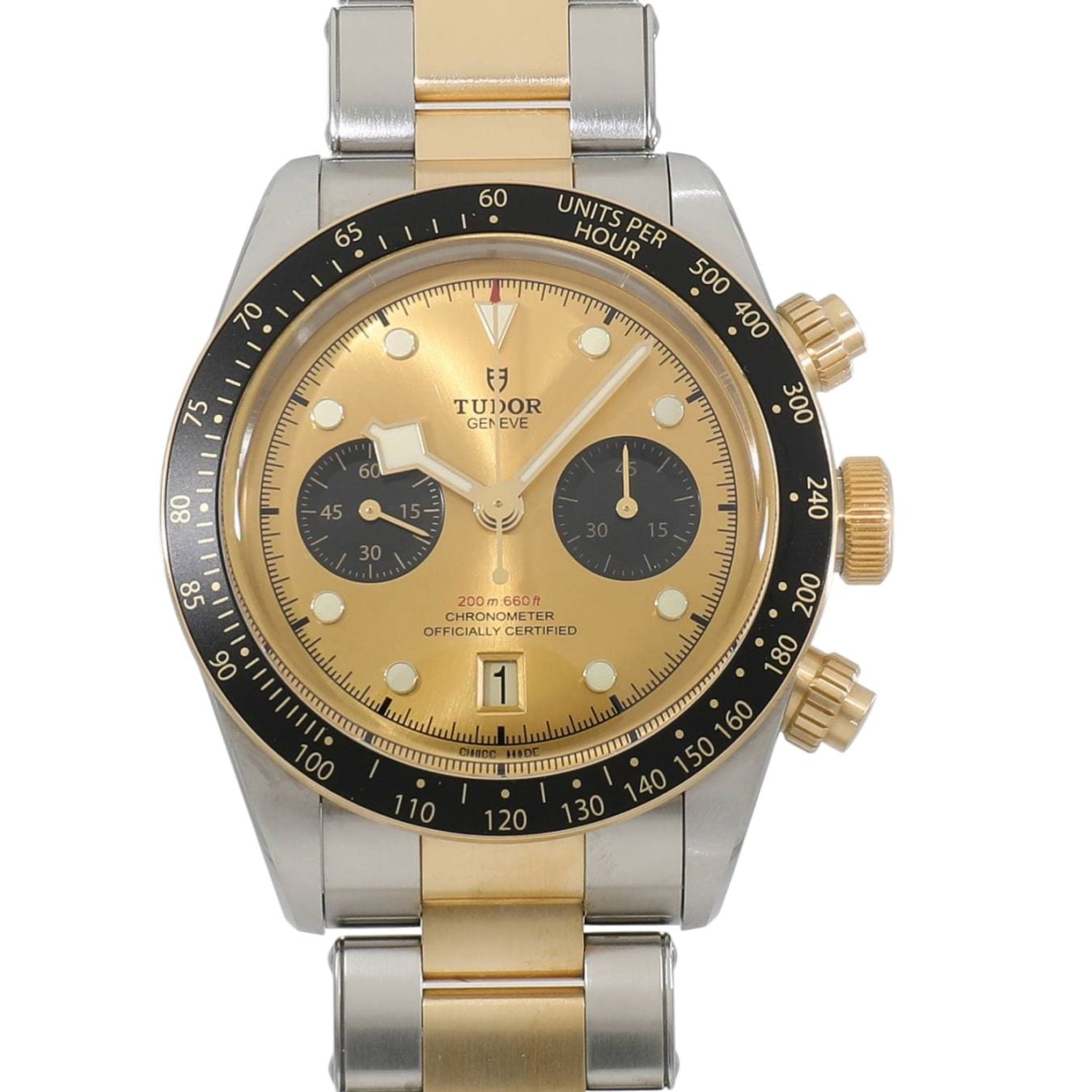 [中古]チューダー ブラックベイ クロノ S&G M79363N-0007 シャンパン×ブラック メンズ