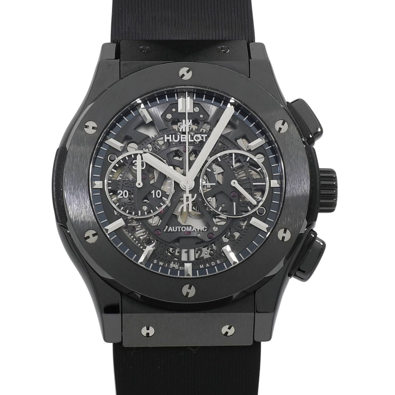 [中古]ウブロ クラシックフュージョン アエロフュージョン ブラックマジック 525.CM.0170.RX スケルトン メンズ