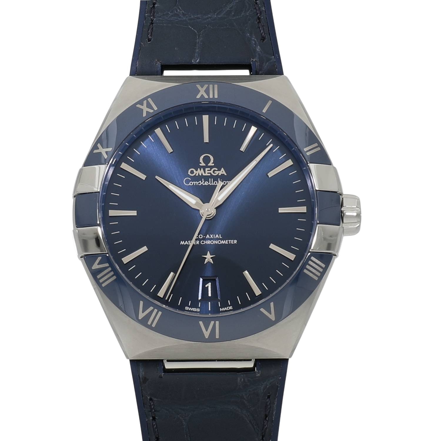 [新品]オメガ コンステレーション コーアクシャル マスタークロノメーター 131.33.41.21.03.001 ブルー メンズ