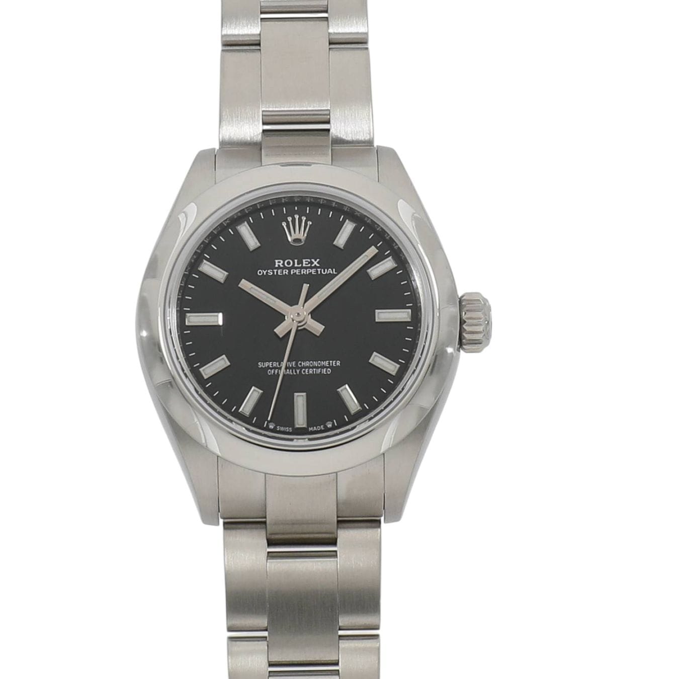 [中古]ロレックス オイスター パーペチュアル 28 276200 ランダム ブラック レディース