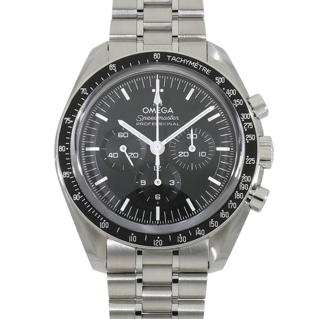 [未使用]オメガ スピードマスター ムーンウォッチ プロフェッショナル コーアクシャル マスター クロノメーター クロノグラフ 310.30.42.50.01.002 ブラック メンズ
