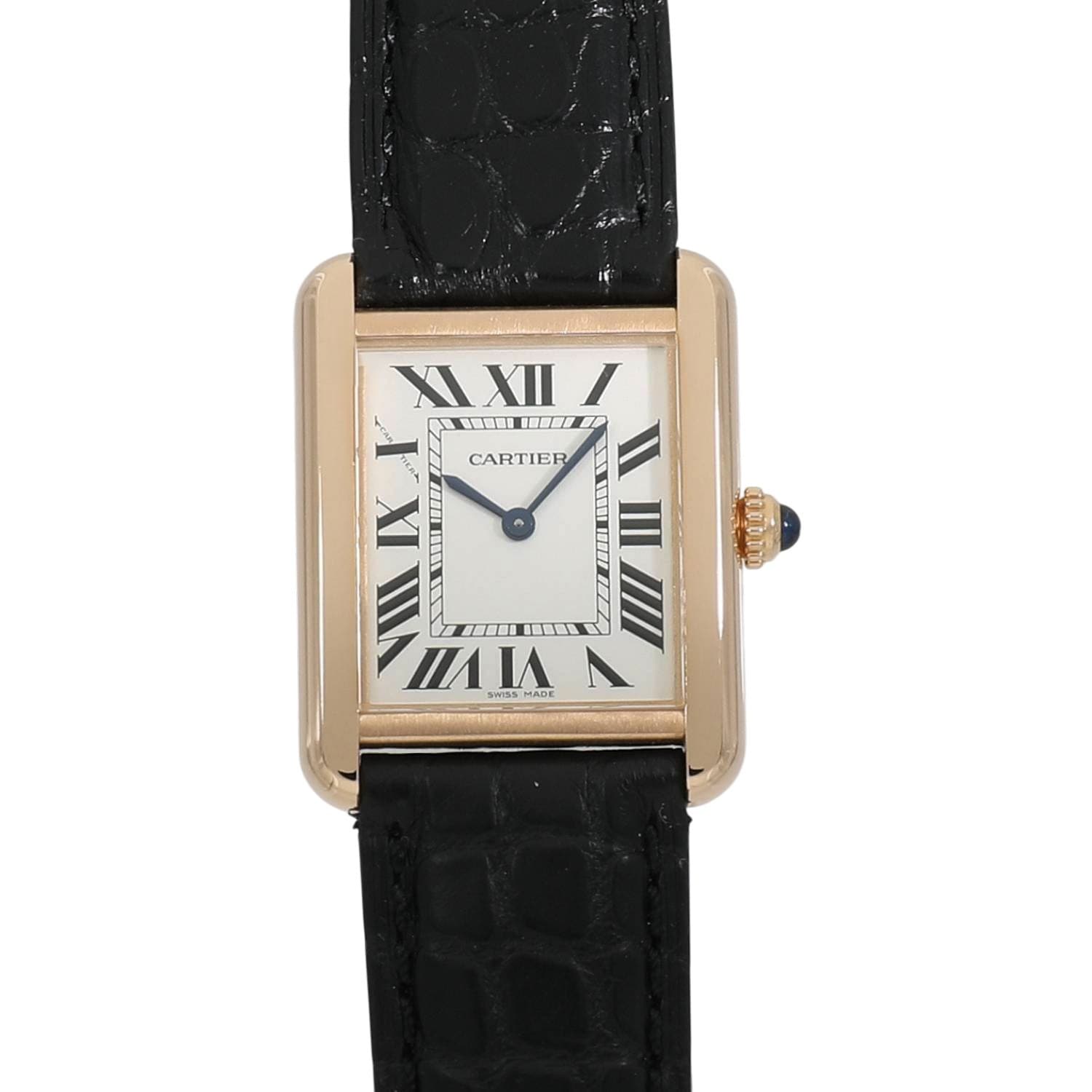 [中古]カルティエ タンク ソロ ウォッチ スモール W5200024 シルバー レディース