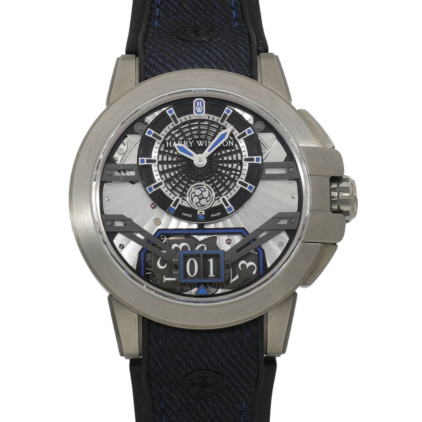 [中古]ハリーウィンストン オーシャン プロジェクト Z11 世界限定300本 OCEABD42ZZ001 スケルトン メンズ