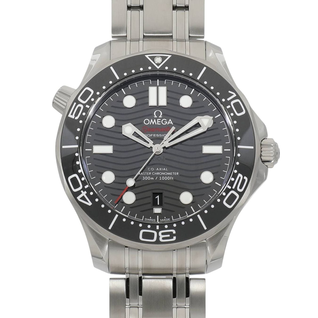 [未使用]オメガ シーマスターダイバー300m マスターコーアクシャル クロノメーター 42mm 210.30.42.20.01.001 ブラック メンズ