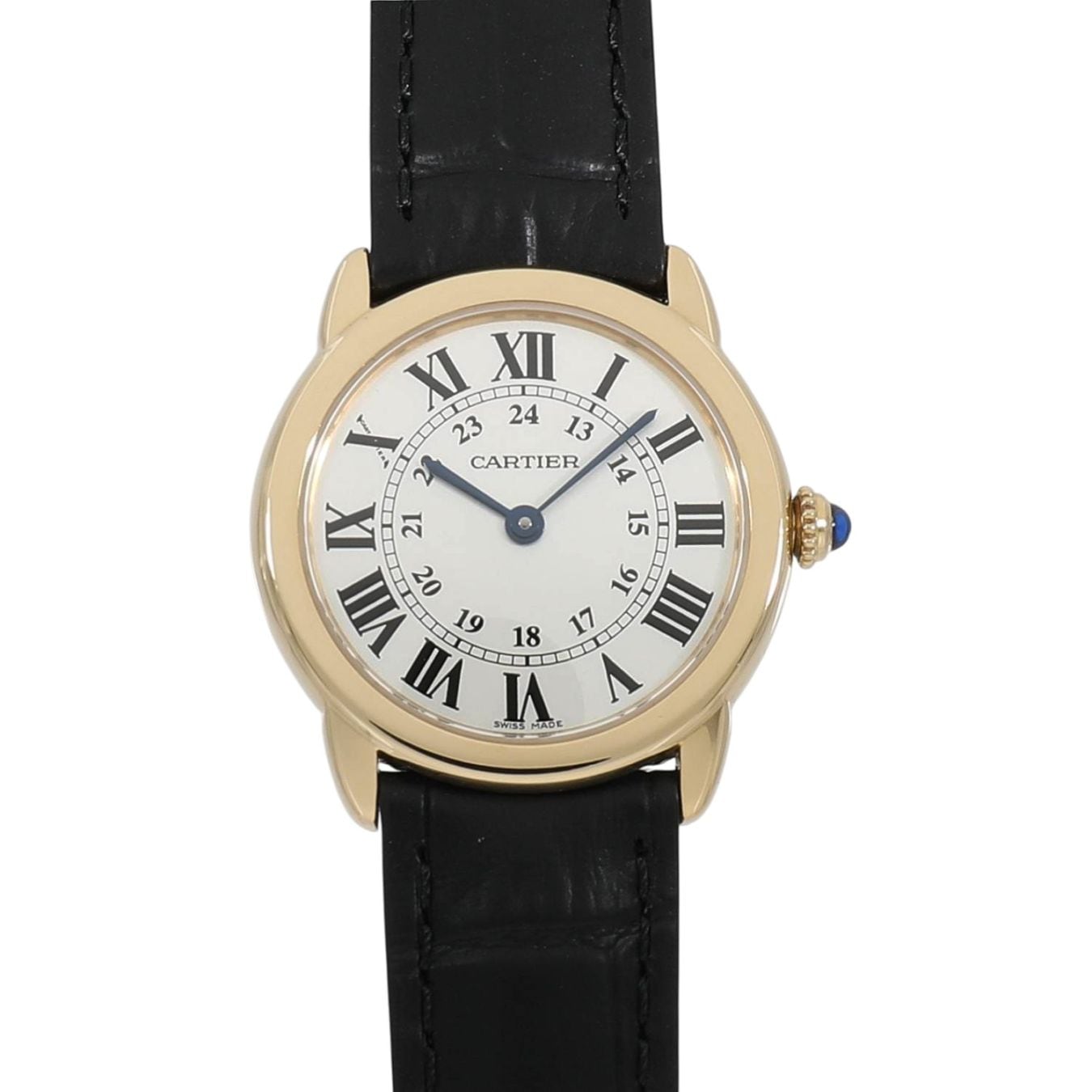 [中古]カルティエ ロンド ソロ ドゥ カルティエ ウォッチ スモール W6700355 シルバー レディース