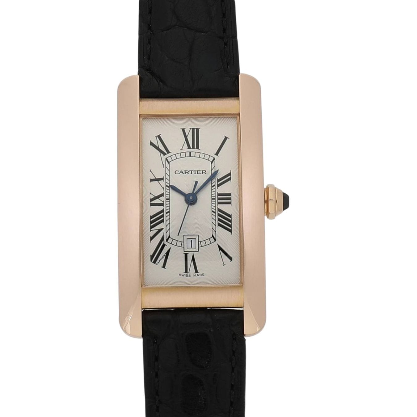 [中古]カルティエ タンク アメリカン ウォッチ MM W2620030 シルバー ユニセックス