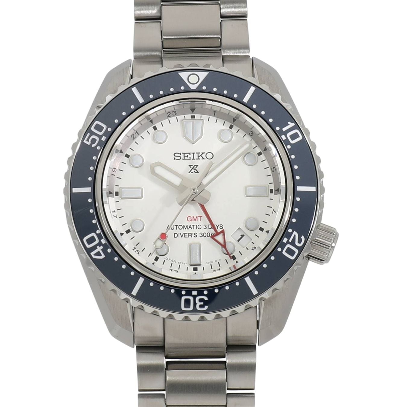 [未使用]セイコー プロスペックス ダイバースキューバ メカニカルダイバーズ 1968 ヘリテージ GMT SBEJ029 / 6R54-00P0 ホワイト メンズ