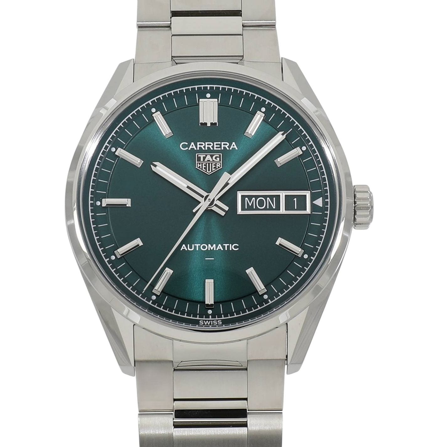 [新品]タグホイヤー カレラ デイデイト WDA2115.BA0043 グリーン メンズ
