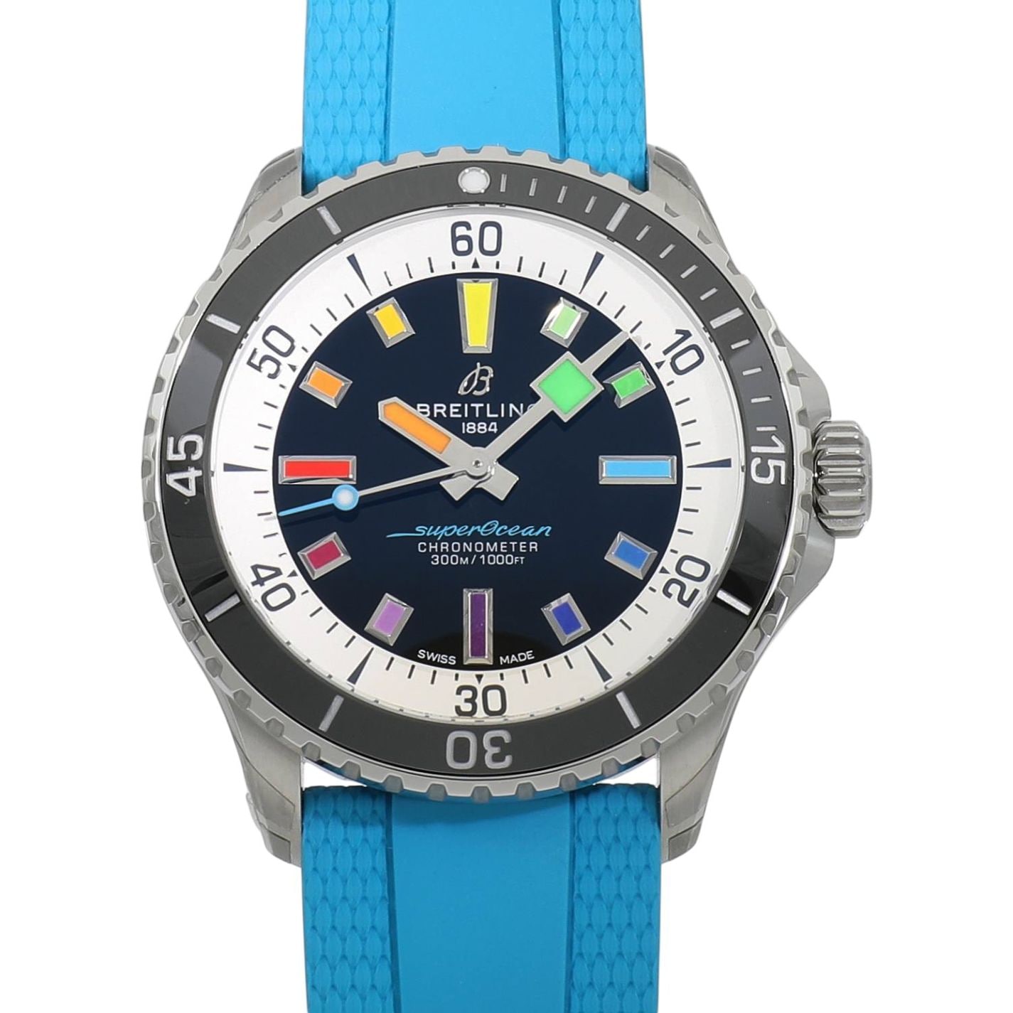 [中古]ブライトリング スーパーオーシャン オートマチック 42 A17375211B2S1 ブラック×ホワイト メンズ