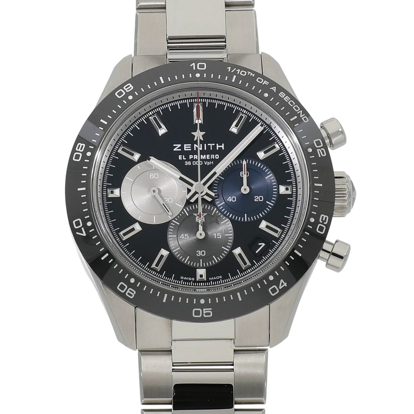 [未使用]ゼニス クロノマスター エルプリメロ スポーツ 03.3100.3600/21.M3100 ブラック メンズ