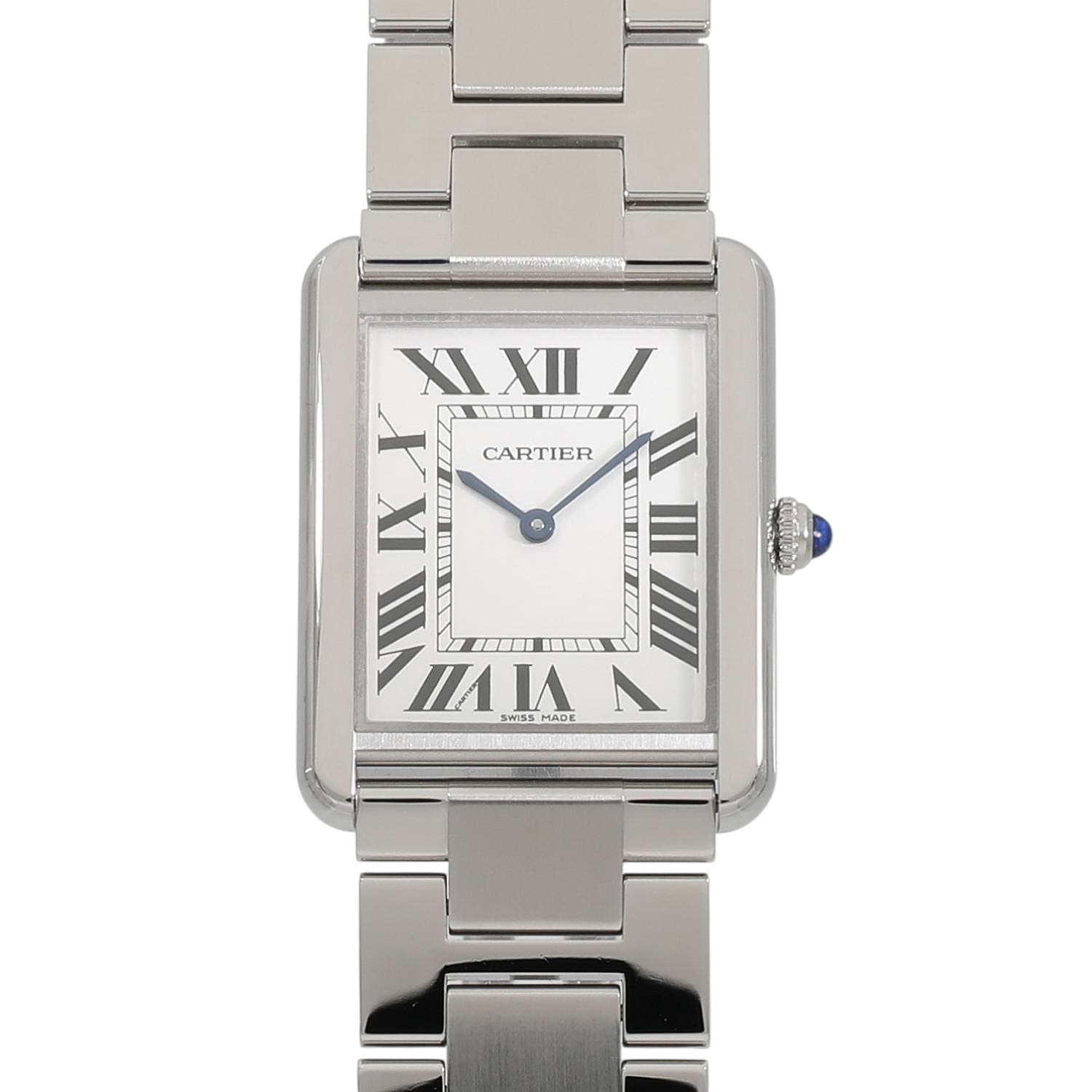 [中古]カルティエ タンク ソロ LM W5200014 シルバー ユニセックス