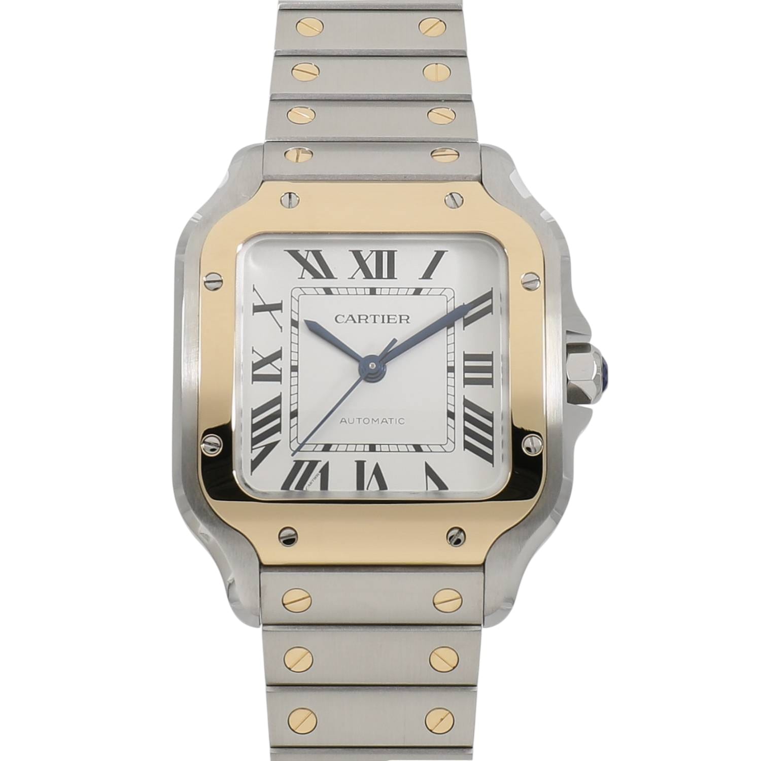 [未使用]カルティエ サントス ドゥ カルティエ ウォッチ MM W2SA0016 シルバー ユニセックス
