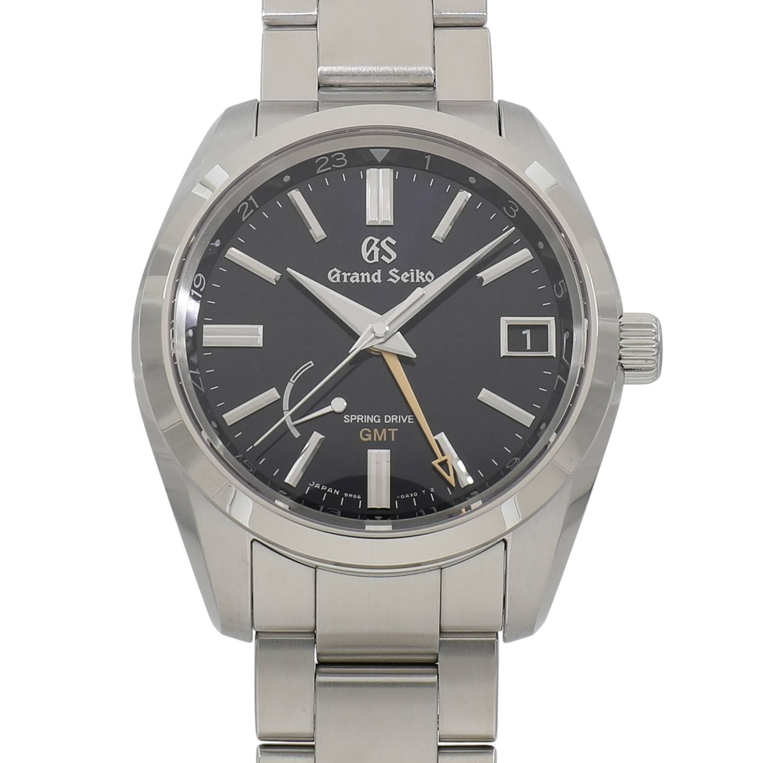 [未使用]セイコー グランドセイコー ヘリテージコレクション スプリングドライブ GMT SBGE281 / 9R66-0BL0 ミッドナイトブルー メンズ