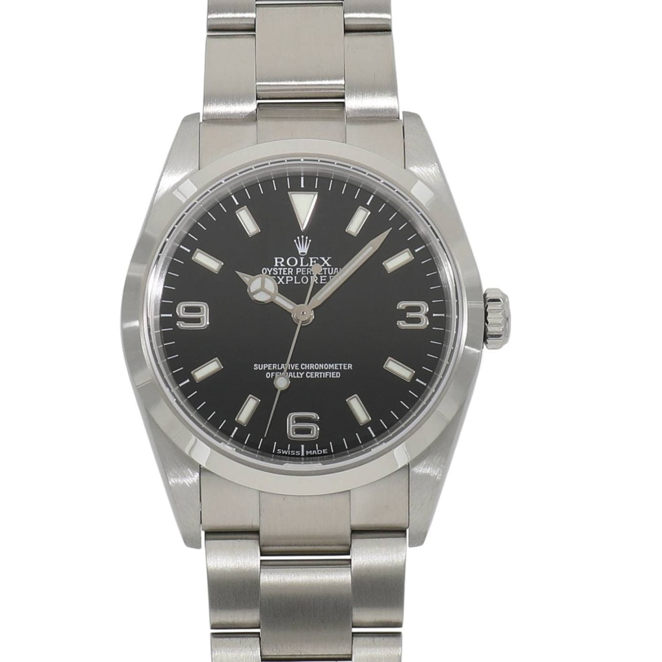 [中古]ロレックス エクスプローラー I 114270 Y番 ブラック メンズ