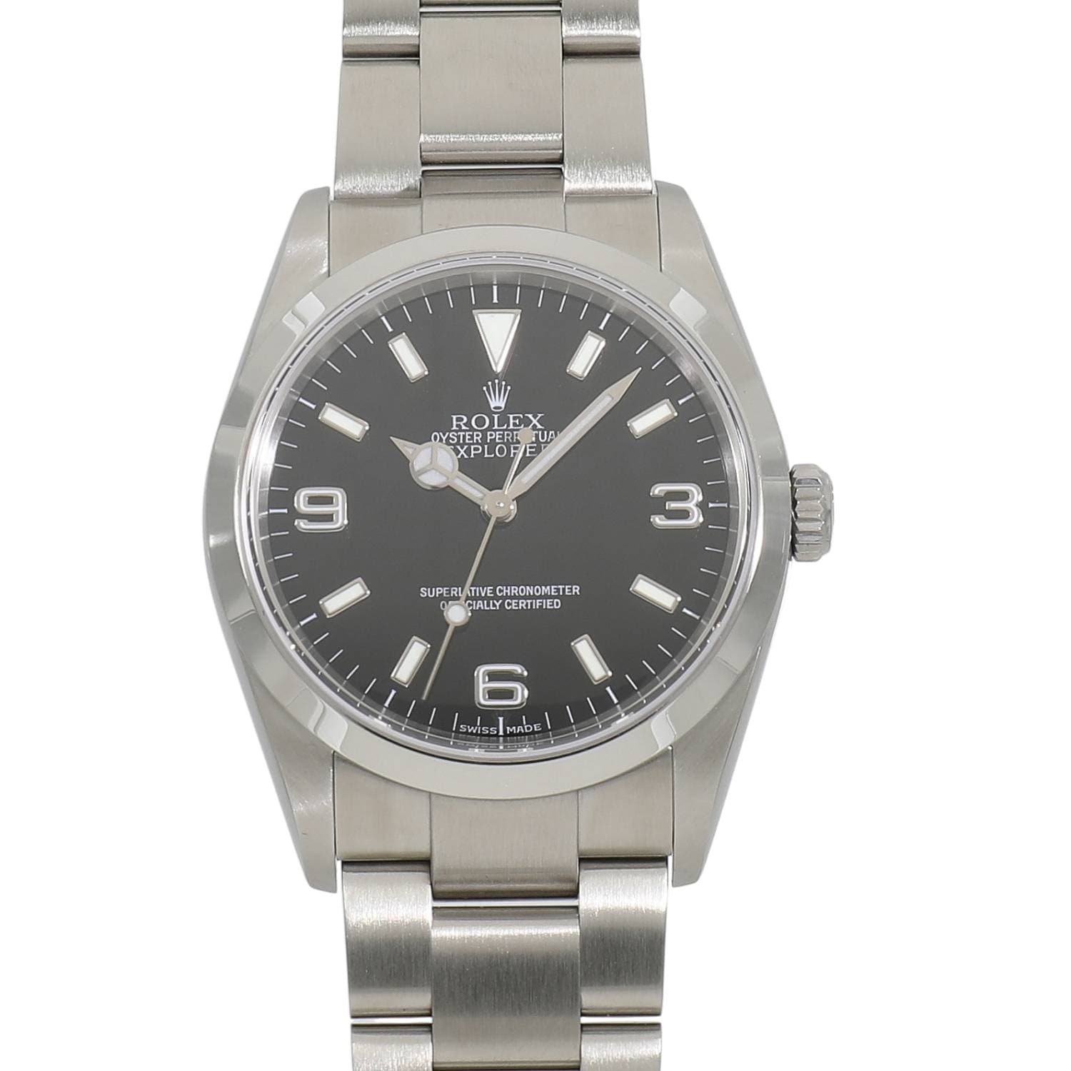 [中古]ロレックス エクスプローラー I 114270 Z番 ブラック メンズ