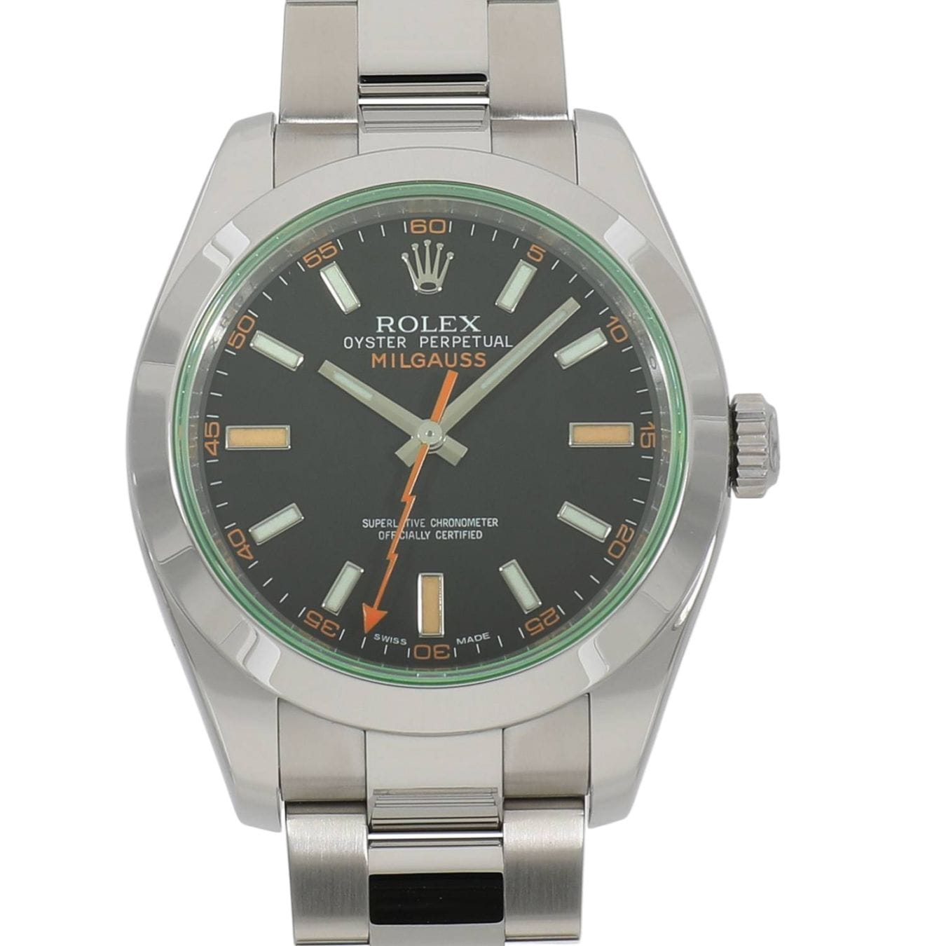 [中古]ロレックス ミルガウス 116400GV ランダム ブラック メンズ