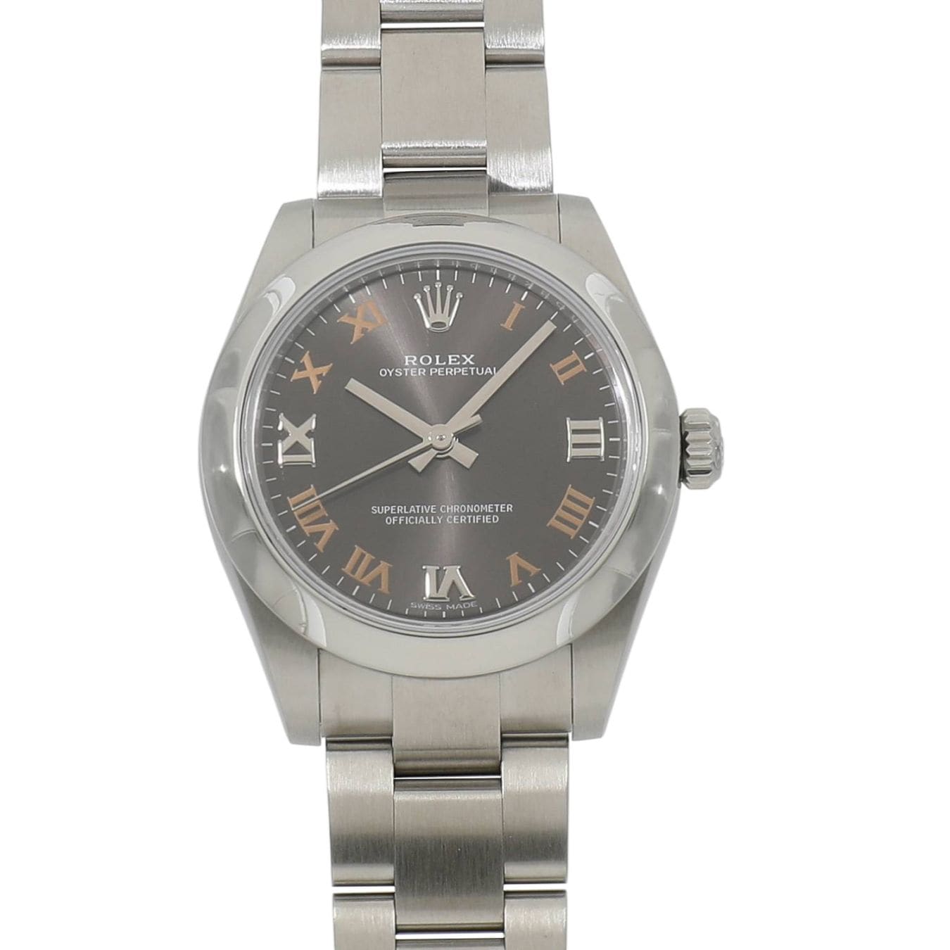 [中古]ロレックス オイスターパーペチュアル 177200 ランダム ダークグレー ユニセックス