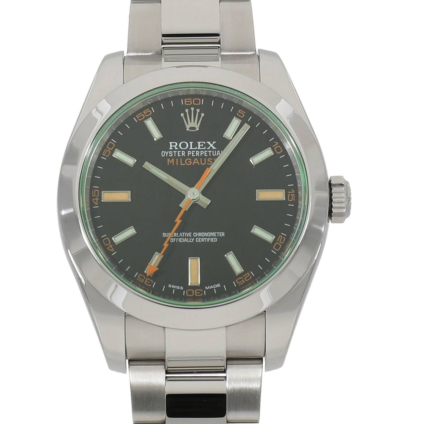 [中古]ロレックス ミルガウス 116400GV ランダム ブラック メンズ