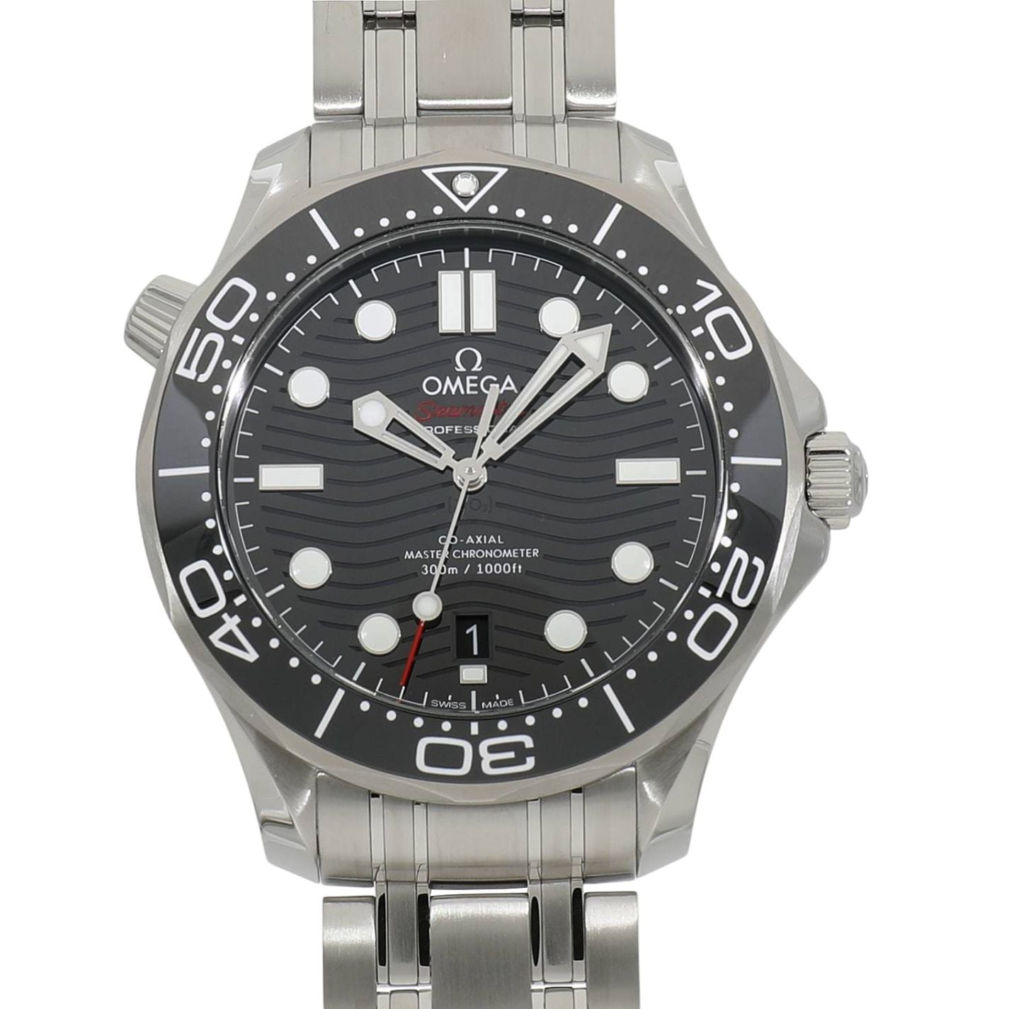 [未使用]オメガ シーマスターダイバー300m マスターコーアクシャル クロノメーター 42mm 210.30.42.20.01.001 ブラック メンズ