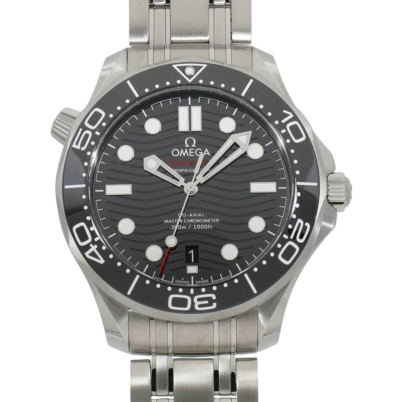 [未使用]オメガ シーマスターダイバー300m マスターコーアクシャル クロノメーター 42mm 210.30.42.20.01.001 ブラック メンズ