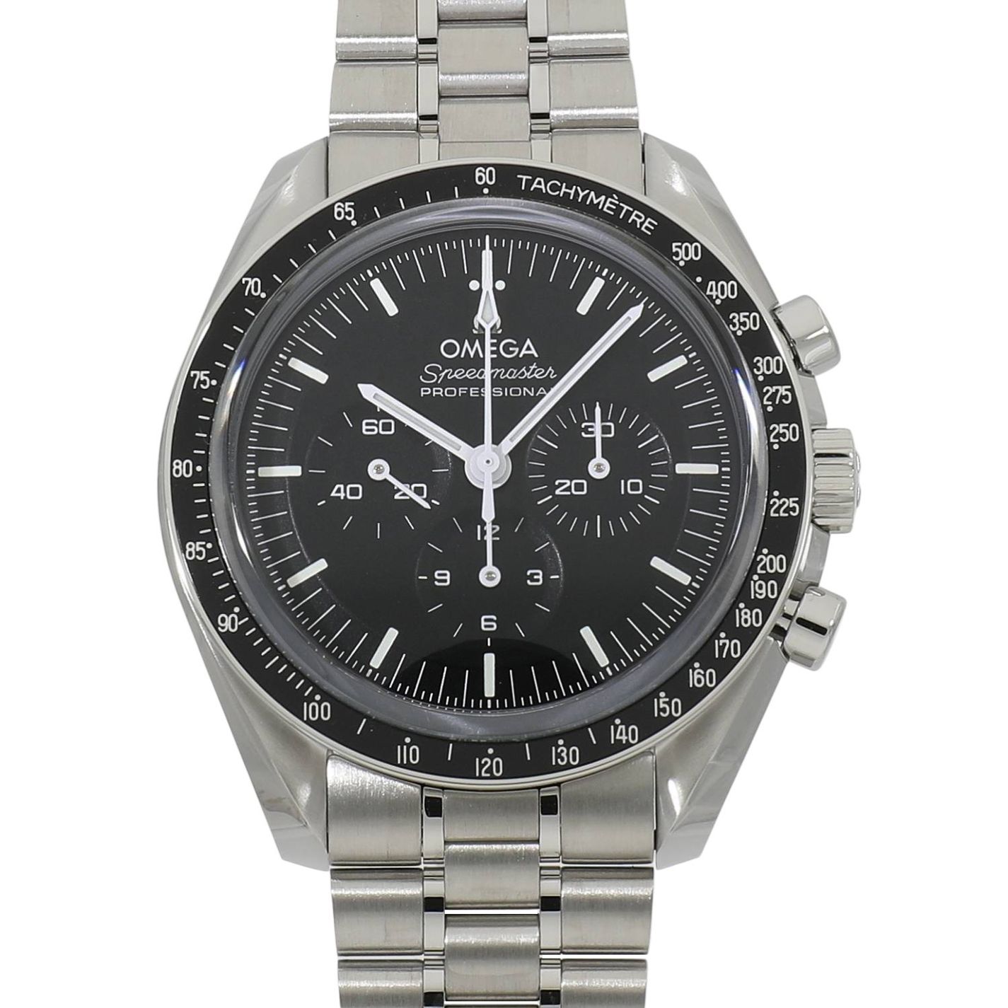 [未使用]オメガ スピードマスター ムーンウォッチ プロフェッショナル コーアクシャル マスター クロノメーター クロノグラフ 310.30.42.50.01.002 ブラック メンズ