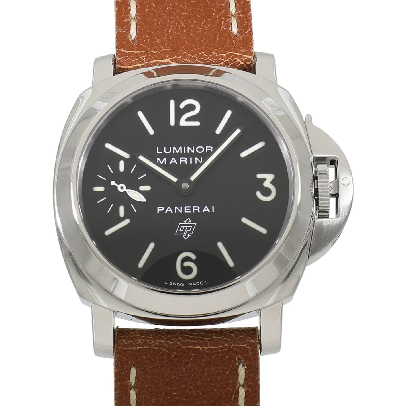 [中古]パネライ ルミノール マリーナ ロゴ PAM00005 R番 ブラック メンズ