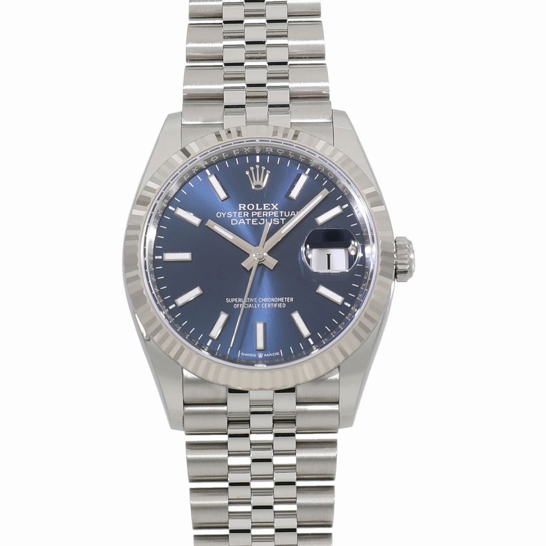 [新品]ロレックス デイトジャスト 36 126234 ブライトブルー メンズ
