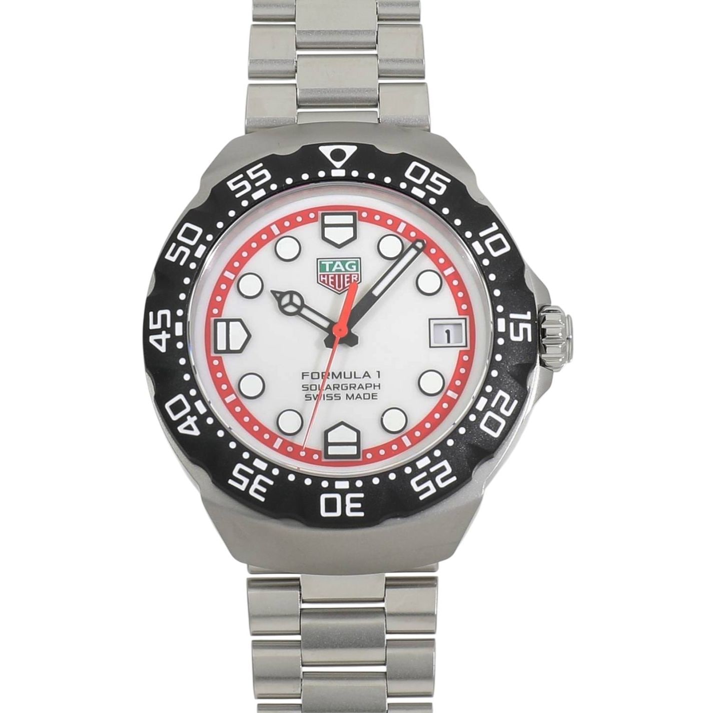 [新品]タグホイヤー フォーミュラ1 ソーラーグラフ WBY1111.BA0042 ホワイト メンズ