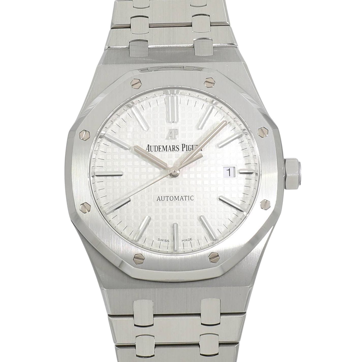 [中古]オーデマピゲ ロイヤルオーク オートマティック 15400ST.OO.1220ST.02 シルバー メンズ