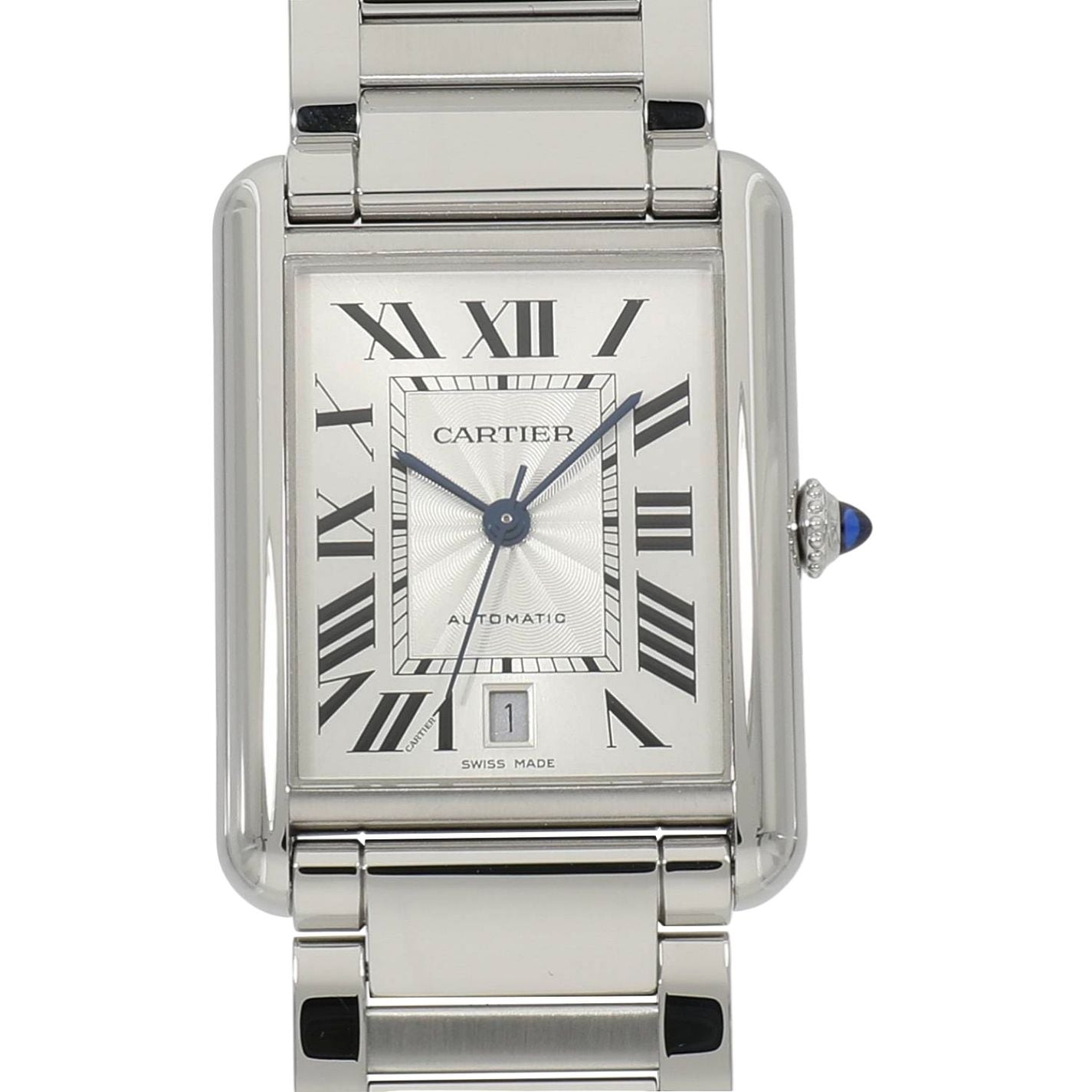 [中古]カルティエ タンク マスト ウォッチ XL WSTA0053 シルバー メンズ