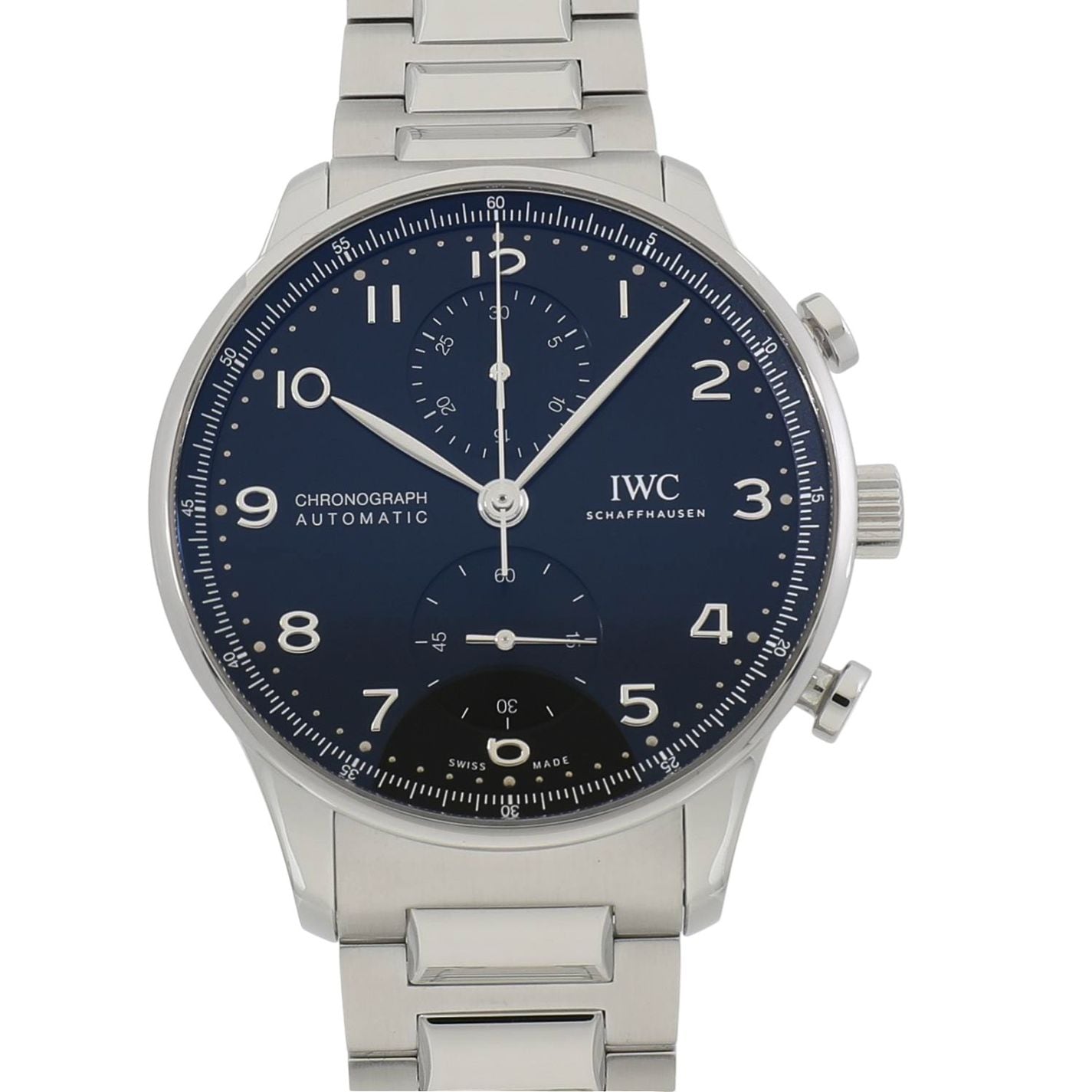 [中古]IWC ポルトギーゼ クロノグラフ IW371609 ブラック メンズ