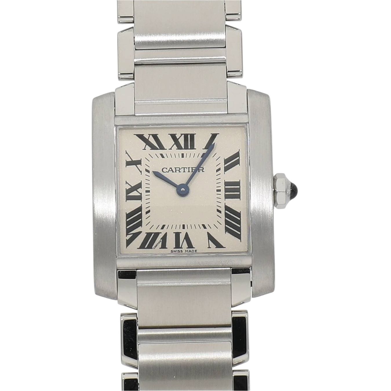 [中古]カルティエ タンク フランセーズ ウォッチ MM WSTA0005 シルバー ユニセックス