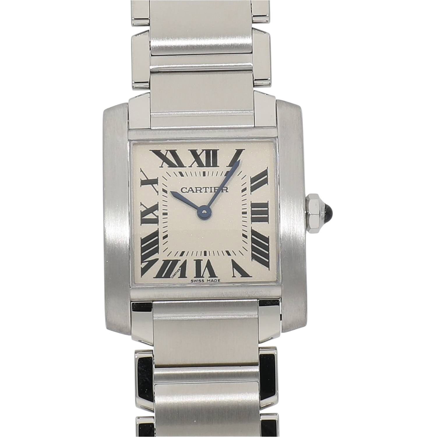 [中古]カルティエ タンク フランセーズ ウォッチ MM WSTA0005 シルバー ユニセックス