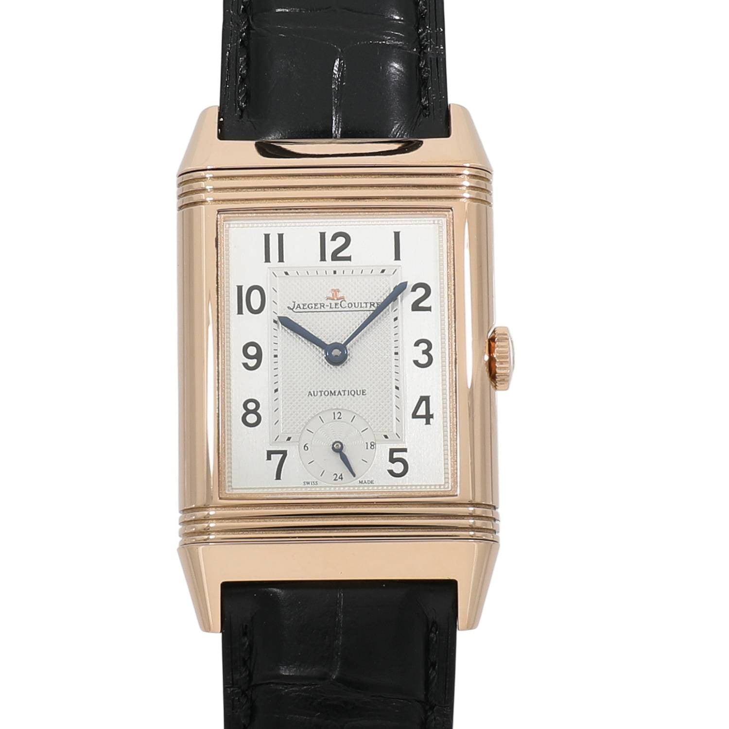 [中古]ジャガールクルト グランド レベルソ オートマティック ナイト&デイ Q3802520 / 278.2.56 シルバー メンズ