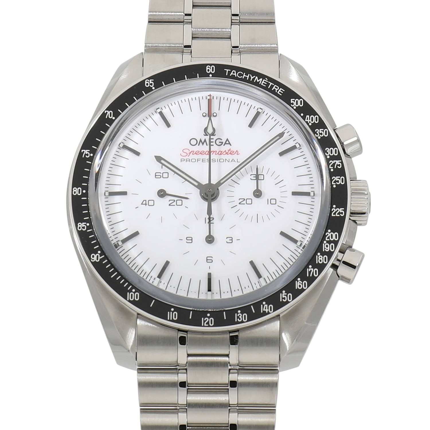 [未使用]オメガ スピードマスター ムーンウォッチ プロフェッショナル コーアクシャル マスター クロノメーター クロノグラフ 42MM 310.30.42.50.04.001 ホワイト メンズ