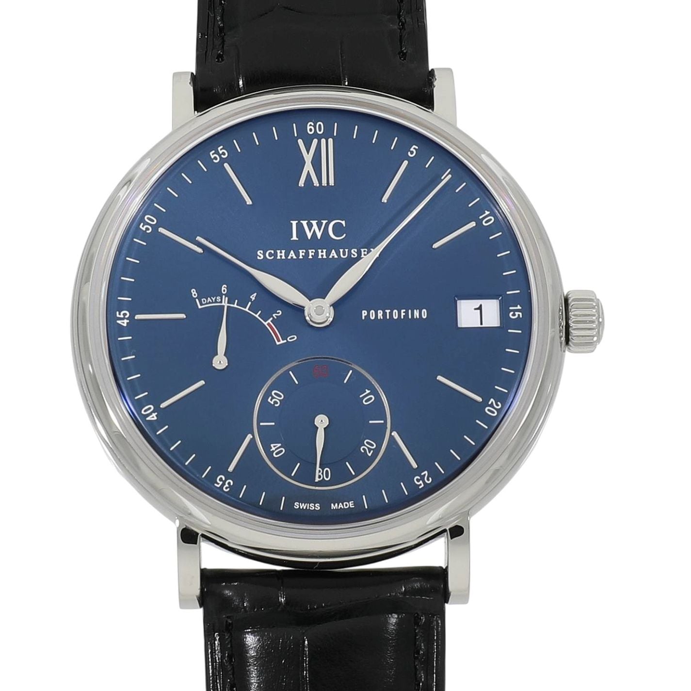 [新品]IWC ポートフィノ ハンドワインド エイトデイズ IW510106 ブルー メンズ