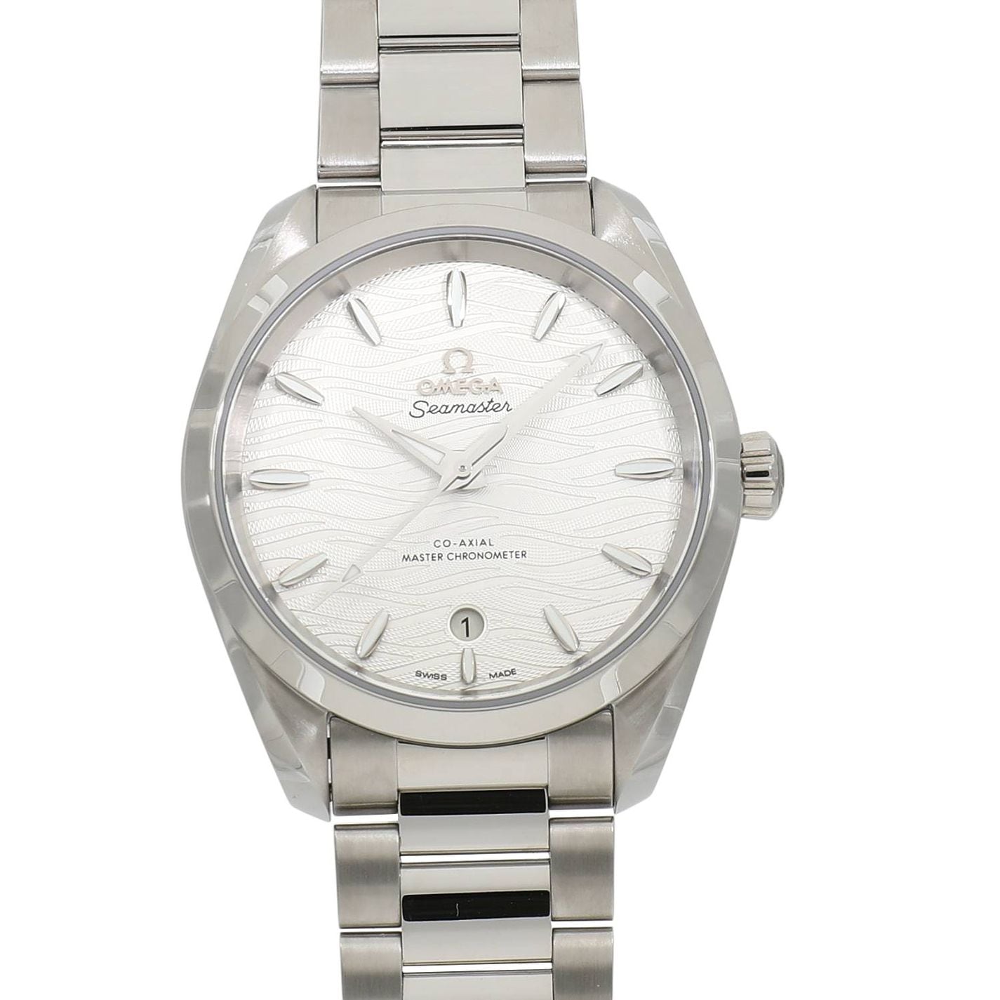 [未使用]オメガ シーマスター アクアテラ 150M コーアクシャル マスター クロノメーター 220.10.38.20.02.003 シルバー ユニセックス