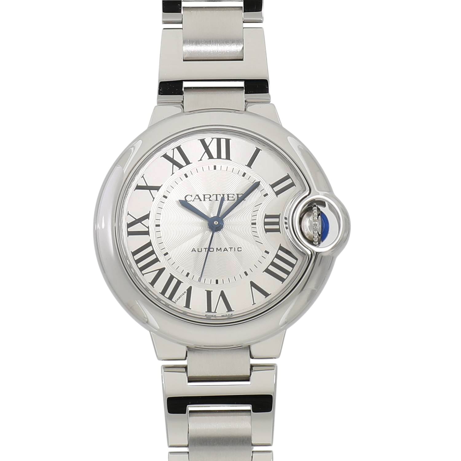 [未使用]カルティエ バロンブルー ドゥ カルティエ 33mm WSBB0044 シルバー レディース