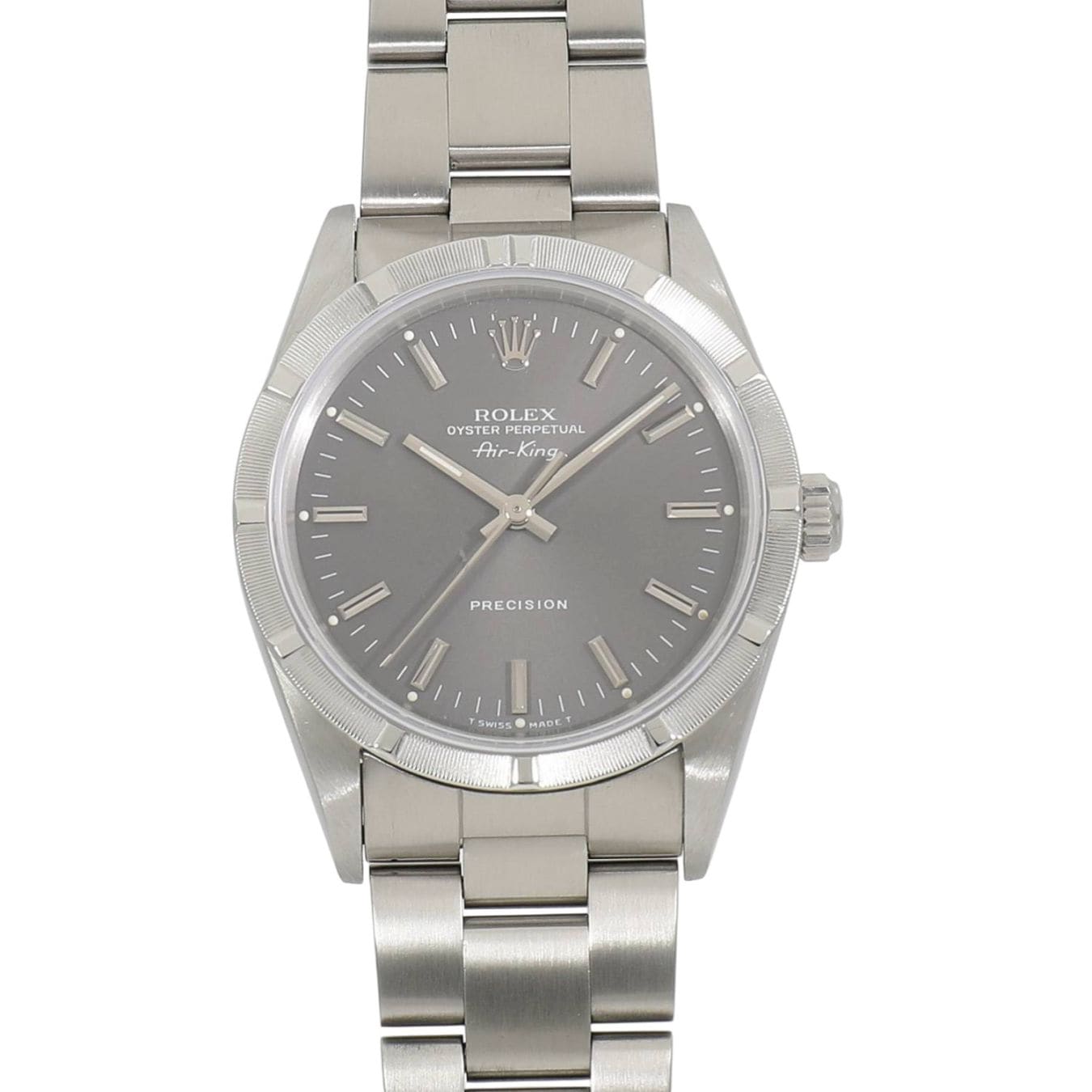 [中古]ロレックス エアキング 14010 X番 グレー メンズ