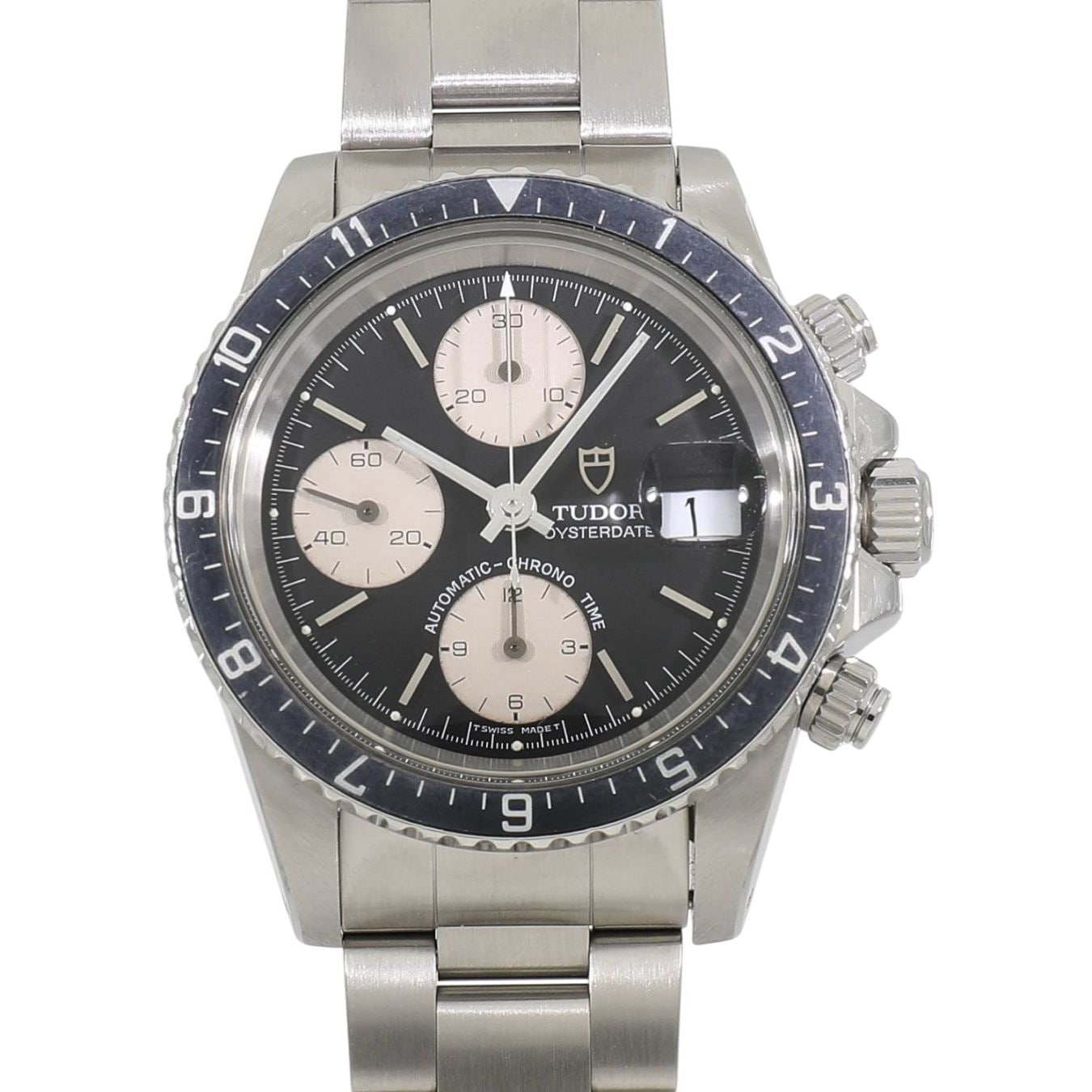 [中古]チューダー オイスター デイト クロノタイム 79170 ブラック×ホワイト メンズ