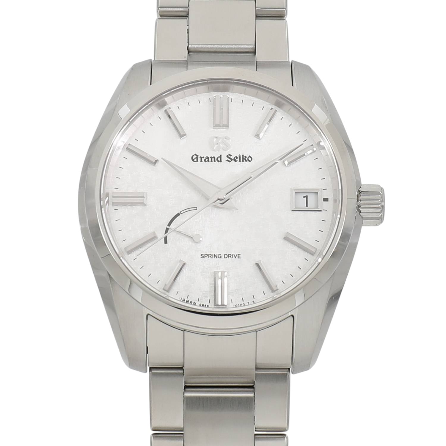 [未使用]セイコー グランドセイコー ヘリテージコレクション スプリングドライブ パワーリザーブ SBGA465 / 9R65-0DY0 シルバー メンズ