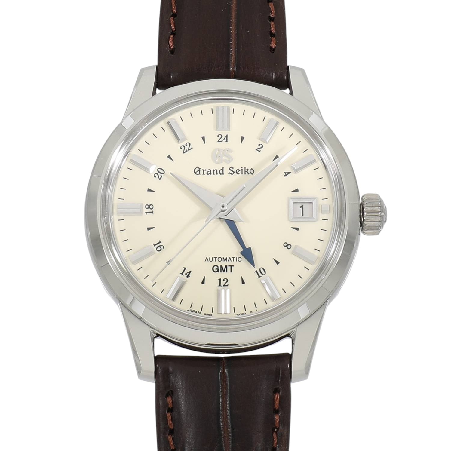 [未使用]セイコー グランドセイコー エレガンス コレクション メカニカル GMT SBGM221 / 9S66-00A0 アイボリー メンズ