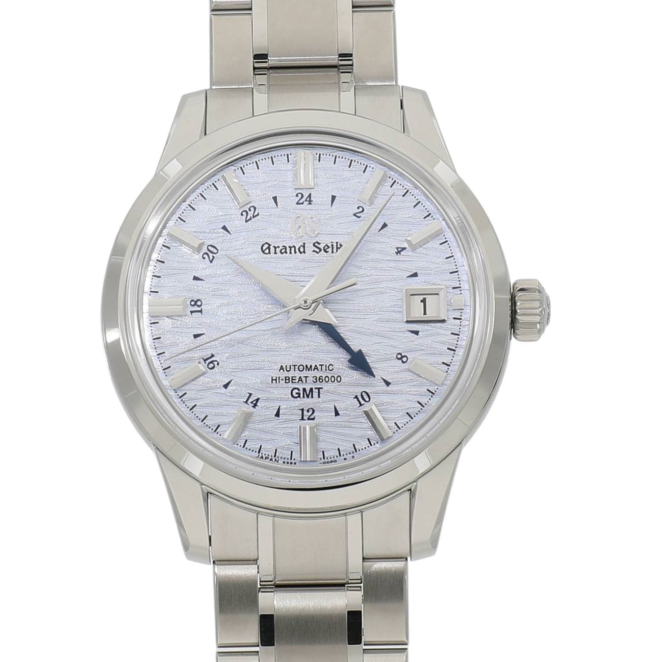 [未使用]セイコー グランドセイコー エレガンスコレクション メカニカル GMT 白南風 SBGJ249 / 9S86-00N0 ブルー メンズ