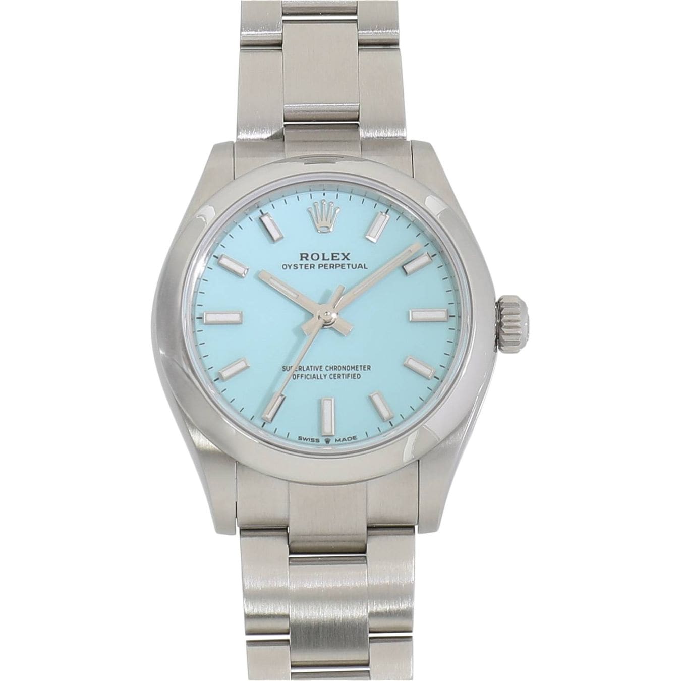 [中古]ロレックス オイスターパーペチュアル 31 277200 ランダム ターコイズブルー ユニセックス