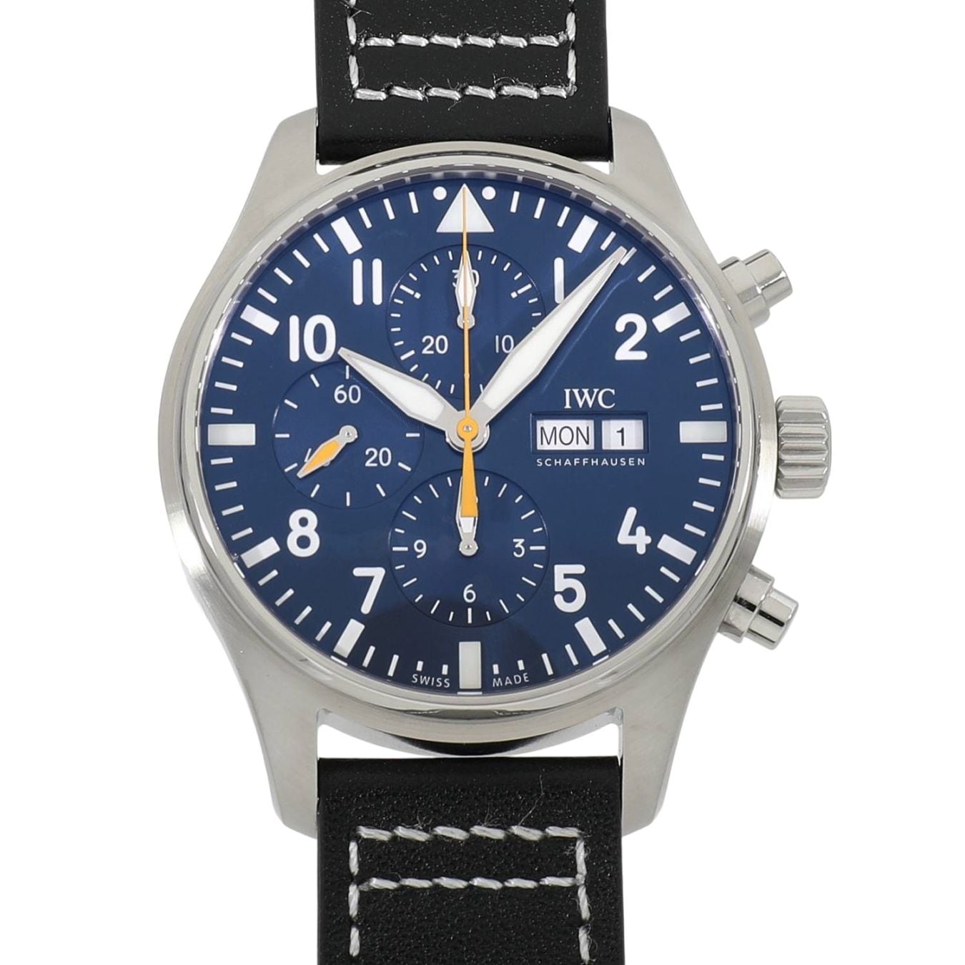 [中古]IWC パイロット ウォッチ クロノグラフ TMALL IW377729 キャプテンブルー メンズ
